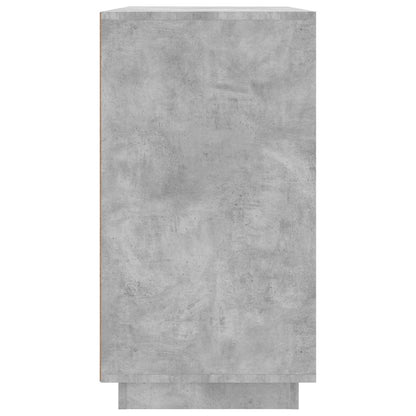 vidaXL Sideboard Concrete Grey 80x34x75 cm Engineered Wood