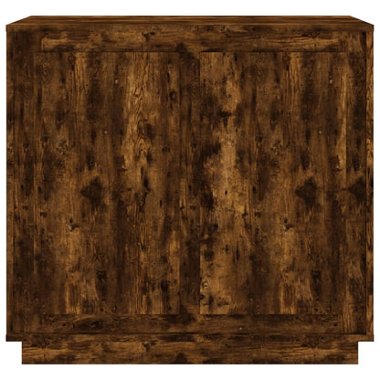 vidaXL Sideboard Smoked Oak 80x34x75 cm Engineered Wood