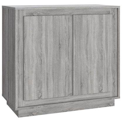vidaXL Sideboard Grey Sonoma 80x34x75 cm Engineered Wood