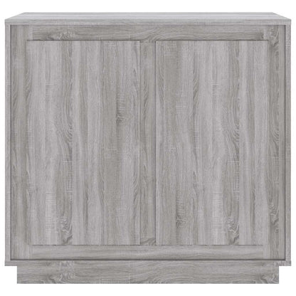 vidaXL Sideboard Grey Sonoma 80x34x75 cm Engineered Wood
