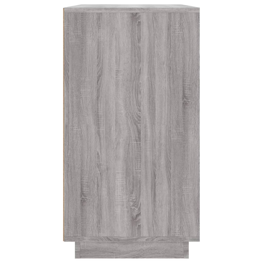 vidaXL Sideboard Grey Sonoma 80x34x75 cm Engineered Wood