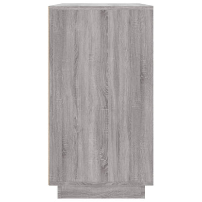 vidaXL Sideboard Grey Sonoma 80x34x75 cm Engineered Wood