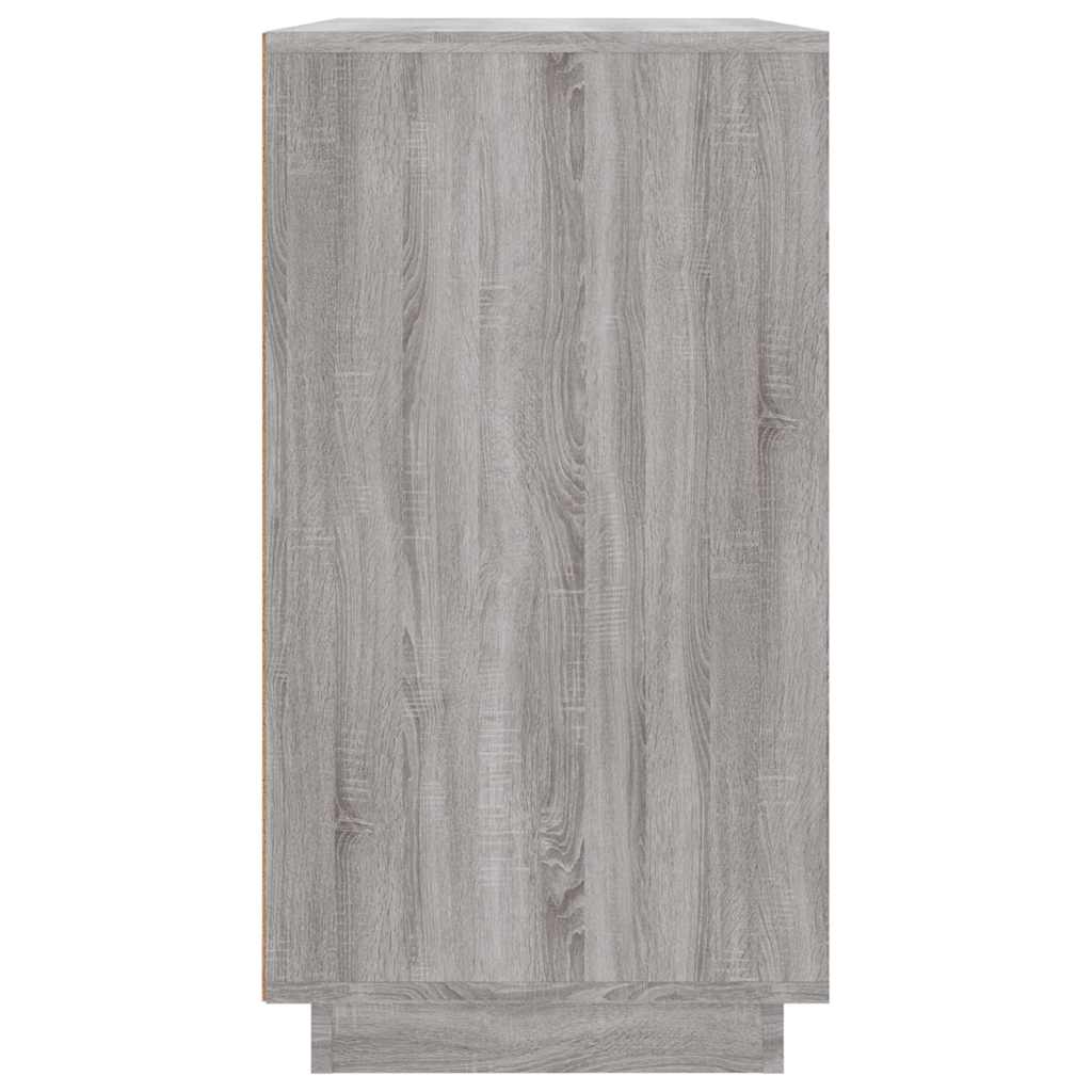vidaXL Sideboard Grey Sonoma 80x34x75 cm Engineered Wood