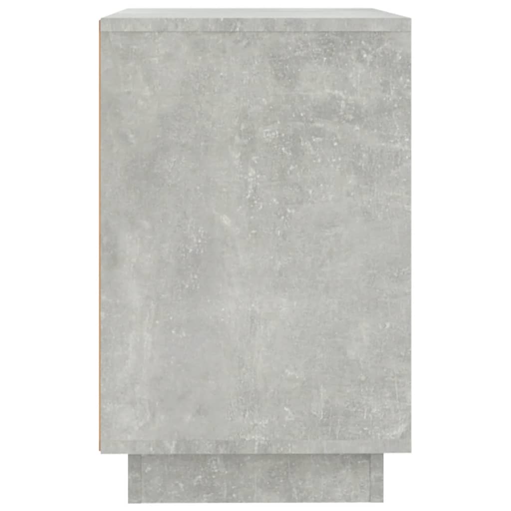vidaXL Sideboard Concrete Grey 102x35x60 cm Engineered Wood