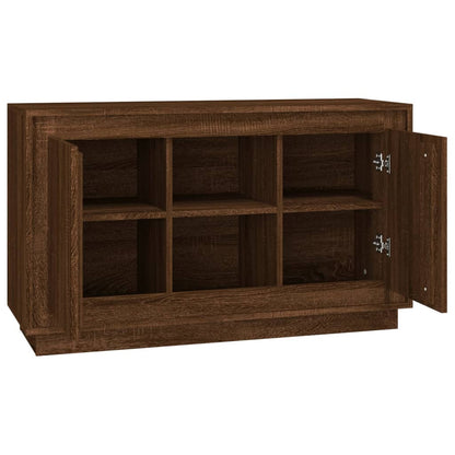 vidaXL Sideboard Brown Oak 102x35x60 cm Engineered Wood