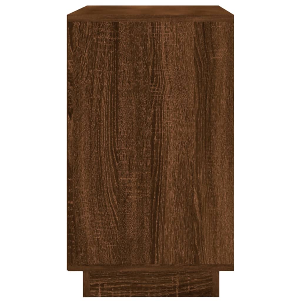 vidaXL Sideboard Brown Oak 102x35x60 cm Engineered Wood
