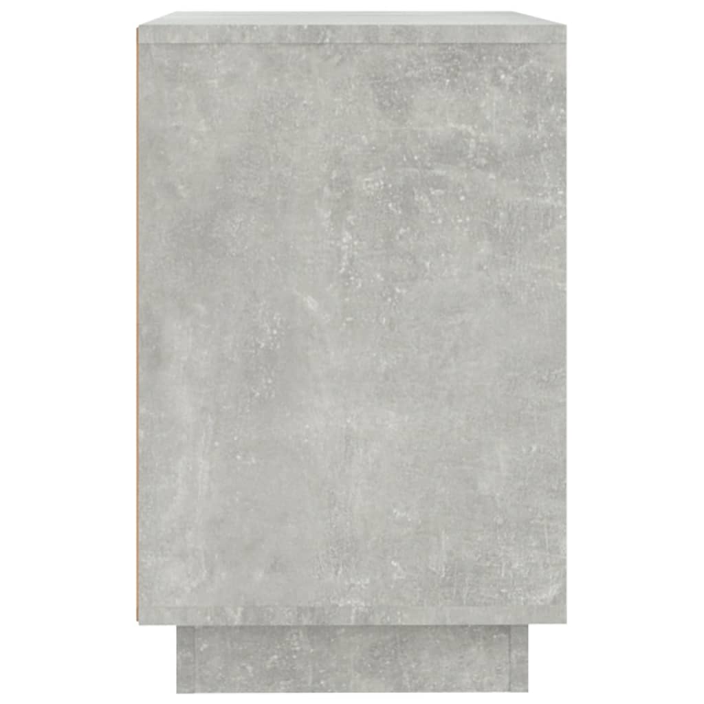 vidaXL Sideboard Concrete Grey 102x35x55 cm Engineered Wood