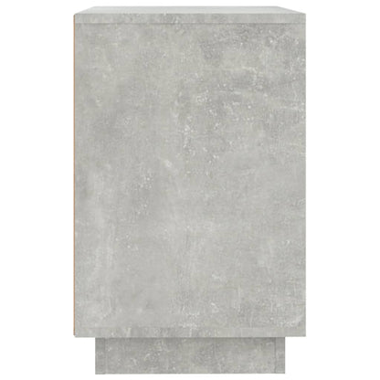 vidaXL Sideboard Concrete Grey 102x35x55 cm Engineered Wood