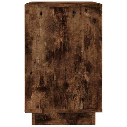 vidaXL Sideboard Smoked Oak 102x35x55 cm Engineered Wood