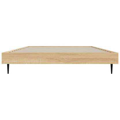 vidaXL Bed Frame without Mattress Sonoma Oak 90x200 cm Engineered Wood