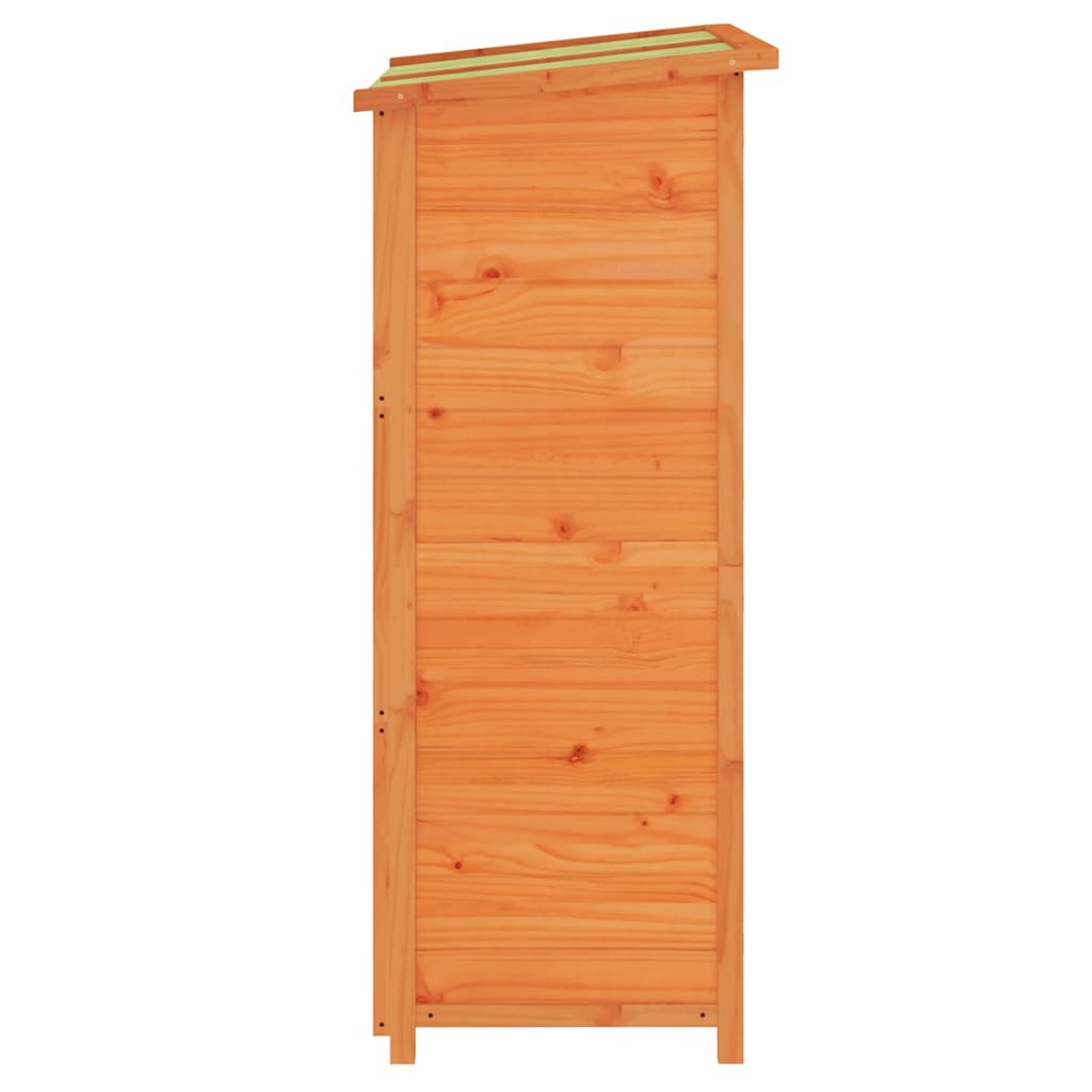 vidaXL Garden Tool Shed Brown 83x57x140 cm Solid Wood Pine