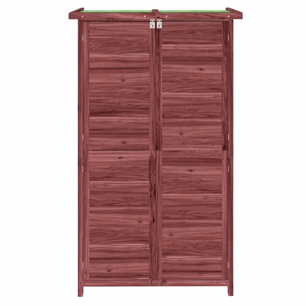 vidaXL Garden Tool Shed Mocha 83x57x140 cm Solid Wood Pine