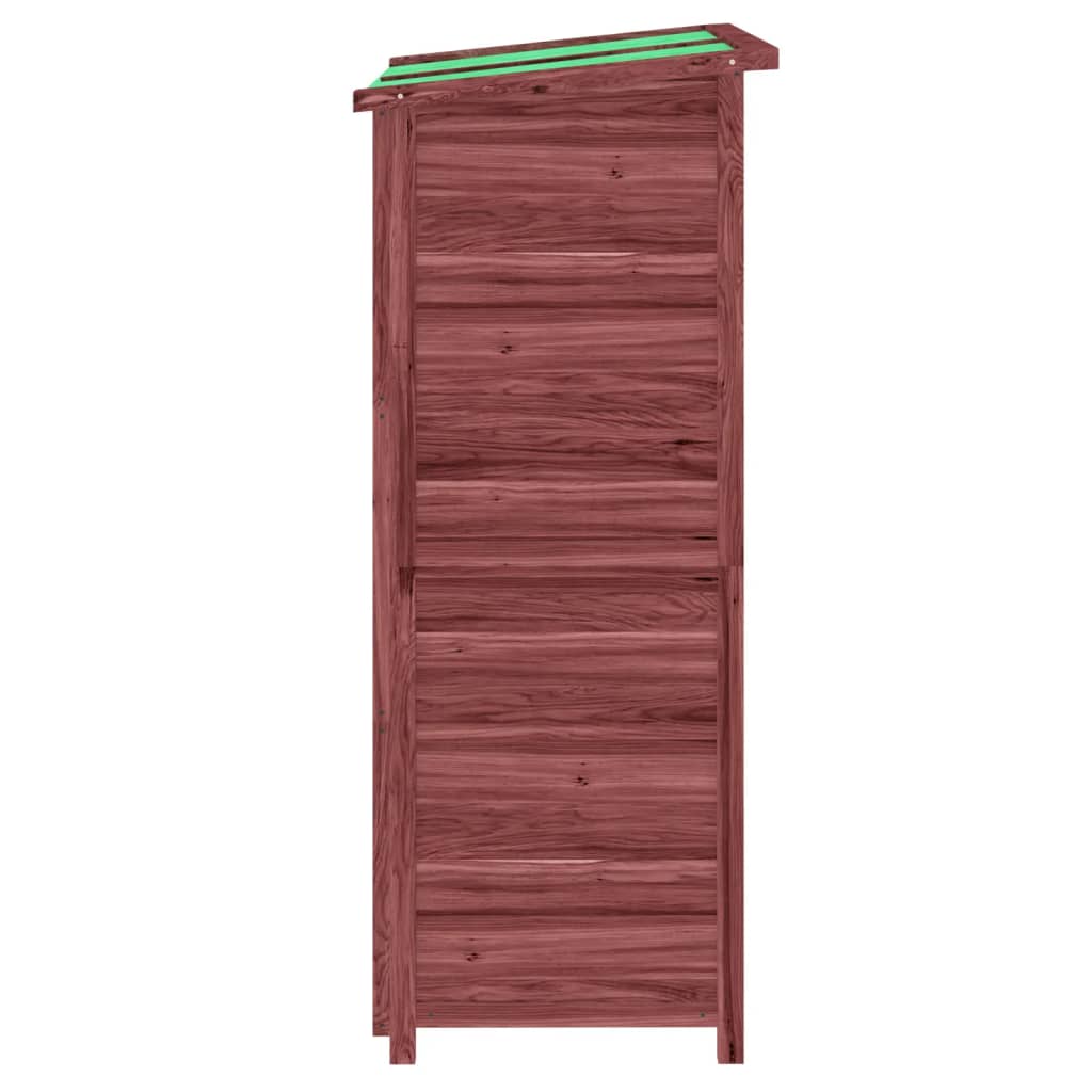 vidaXL Garden Tool Shed Mocha 83x57x140 cm Solid Wood Pine
