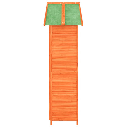 vidaXL Garden Tool Shed Brown 89x52.5x175 cm Solid Wood Pine