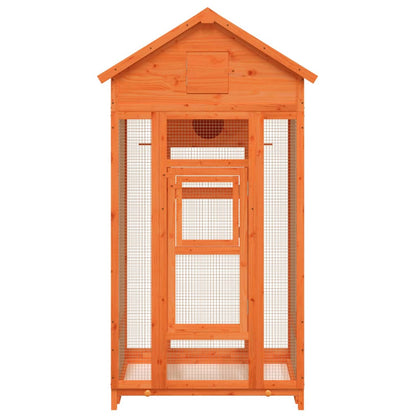 vidaXL Bird House Brown 91.5x53x170 cm Solid Wood Pine