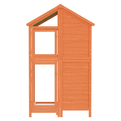 vidaXL Bird House Brown 97x81x152 cm Solid Wood Pine