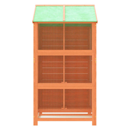 vidaXL Bird House Brown 97x81x152 cm Solid Wood Pine