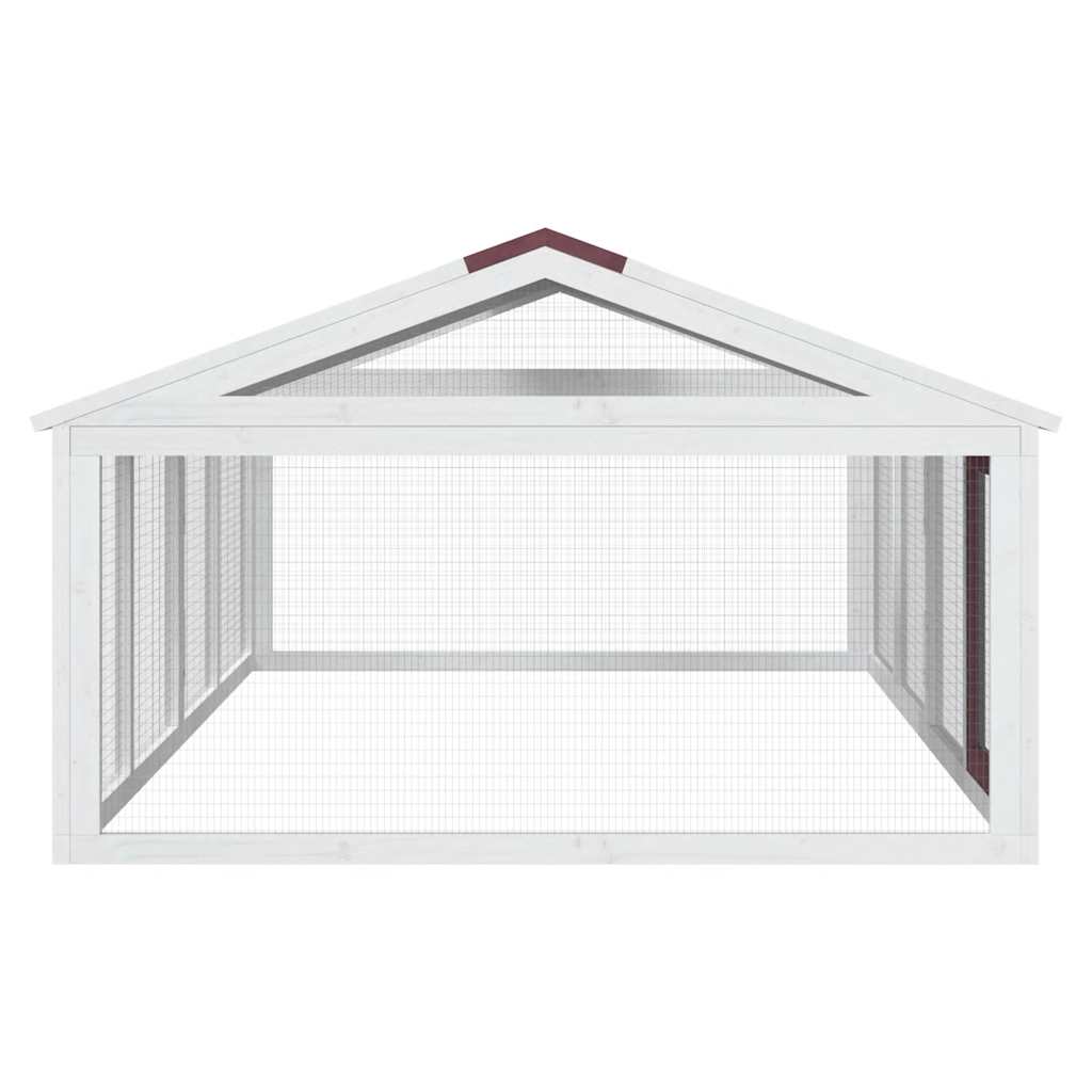 vidaXL Run Box Mocha 200x112,5x74 cm Solid Wood Pine