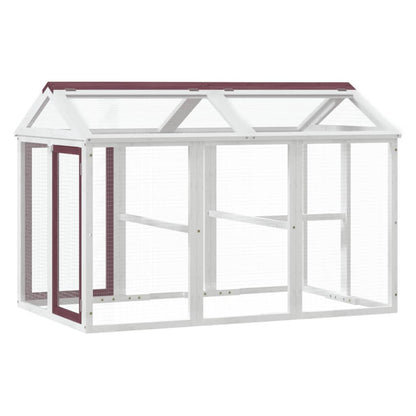 vidaXL Run Box Mocha 141x94x104 cm Solid Wood Pine