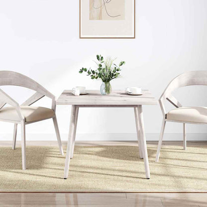 vidaXL Table Top | White | Solid pine wood | 90 cm x 90 cm