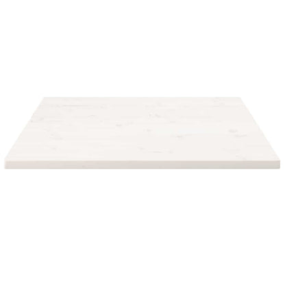 vidaXL Table Top | White | Solid pine wood | 90 cm x 90 cm