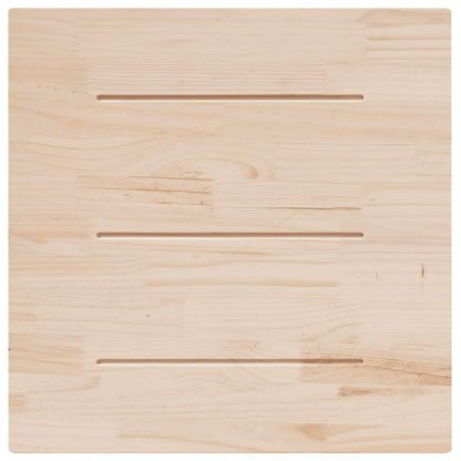 vidaXL Table Top | White | Solid pine wood | 90 cm x 90 cm