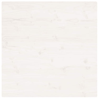 vidaXL Table Top | White | Solid pine wood | 90 cm x 90 cm