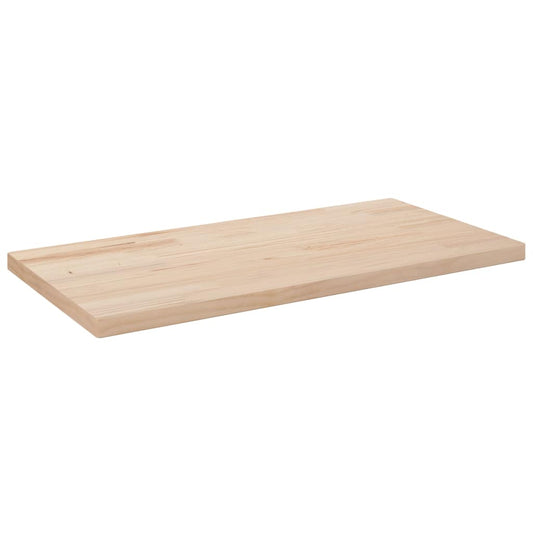 vidaXL Table Top 80x40x2.5 cm Solid Wood Pine Rectangular