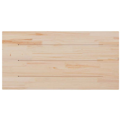 vidaXL Table Top 110x60x2.5 cm Solid Wood Pine Rectangular