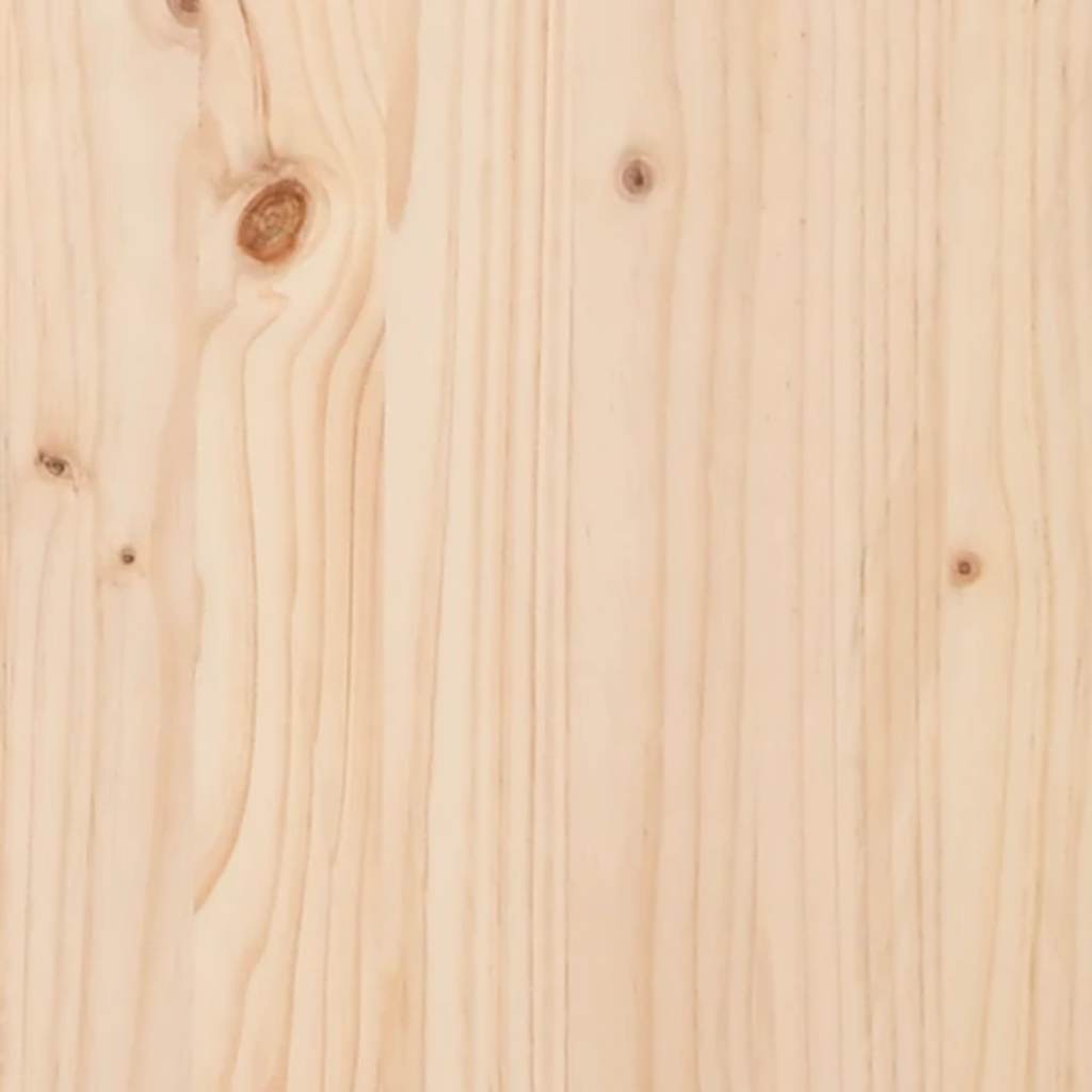 vidaXL Table Top 110x60x2.5 cm Solid Wood Pine Rectangular