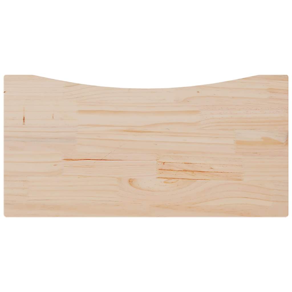 vidaXL Desk Top 80x40x2.5 cm Solid Wood Pine