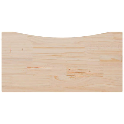 vidaXL Desk Top 80x40x2.5 cm Solid Wood Pine