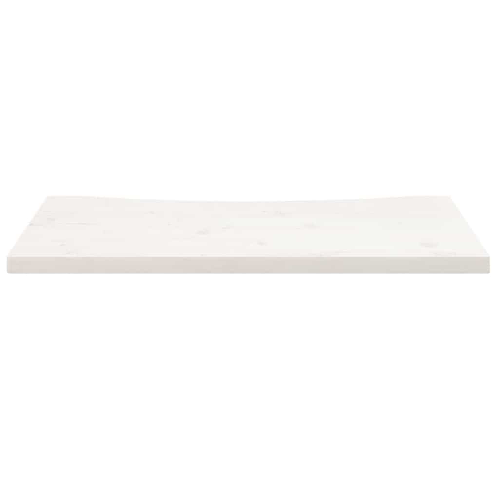 vidaXL Desk Top White 80x40x2.5 cm Solid Wood Pine