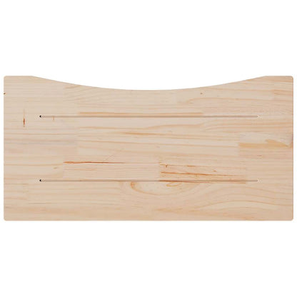 vidaXL Desk Top White 80x40x2.5 cm Solid Wood Pine