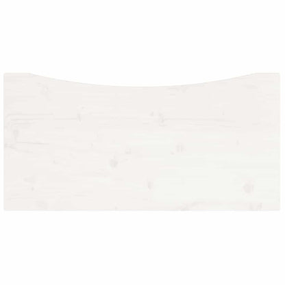 vidaXL Desk Top White 80x40x2.5 cm Solid Wood Pine