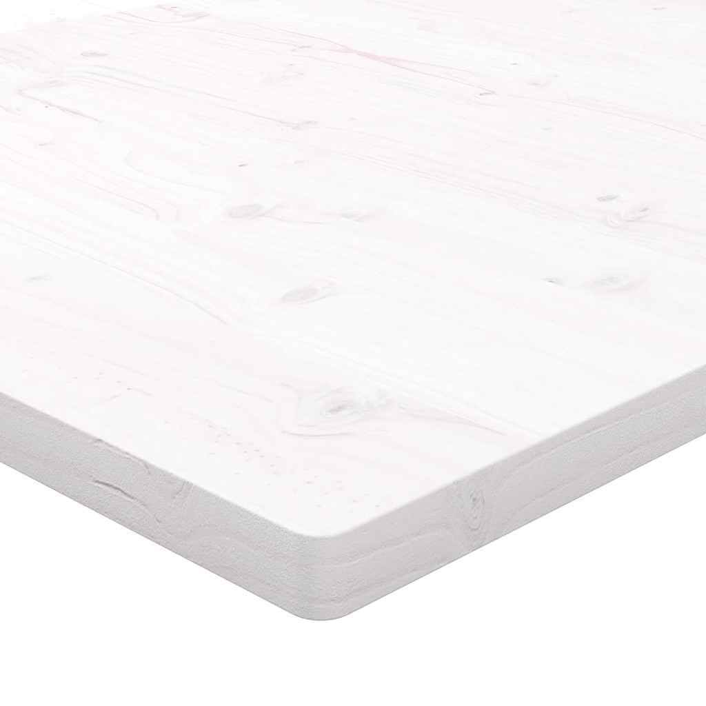 vidaXL Desk Top White 80x40x2.5 cm Solid Wood Pine