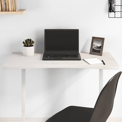 vidaXL Desk Top White 80x40x2.5 cm Solid Wood Pine