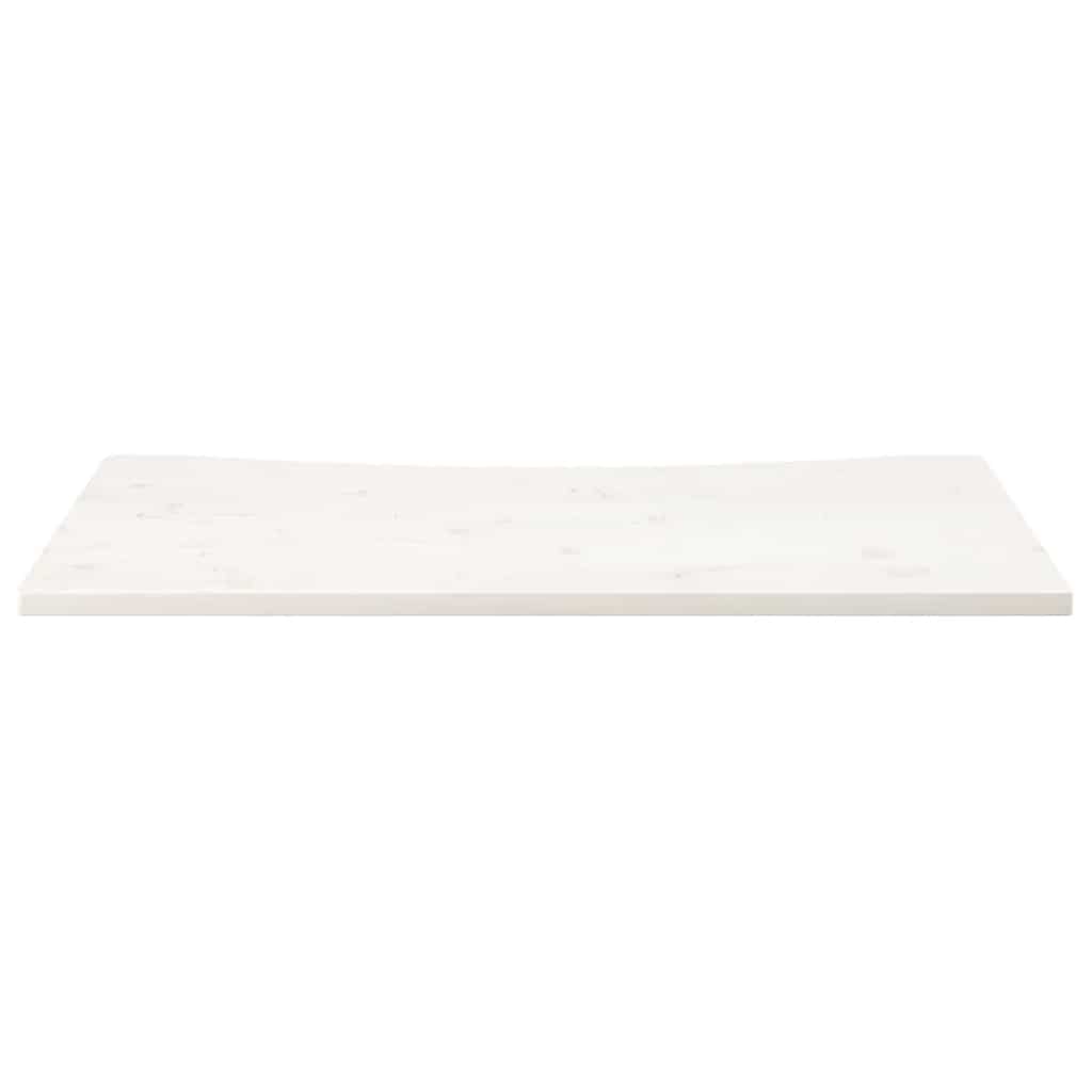 vidaXL Desk Top White 100x50x2.5 cm Solid Wood Pine