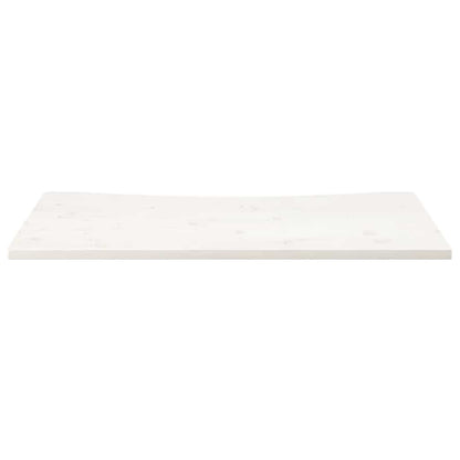 vidaXL Desk Top White 100x50x2.5 cm Solid Wood Pine