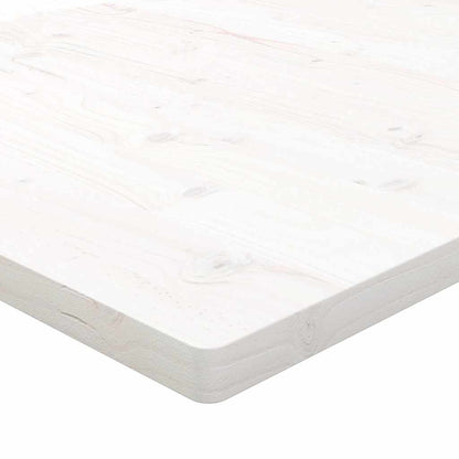 vidaXL Desk Top White 110x55x2.5 cm Solid Wood Pine