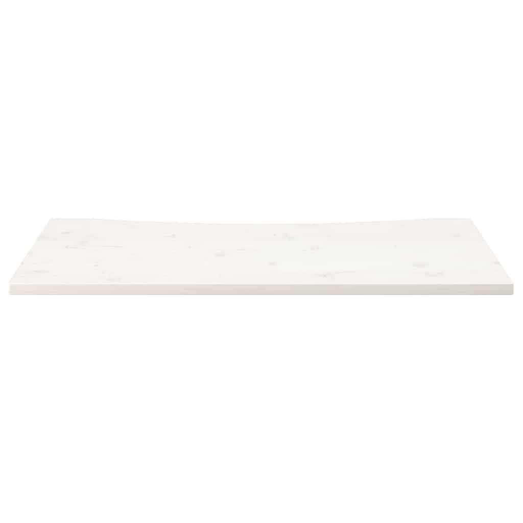 vidaXL Desk Top White 110x60x2.5 cm Solid Wood Pine