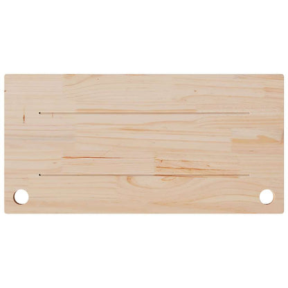 vidaXL Desk Top 80x40x2,5 cm Solid Wood Pine