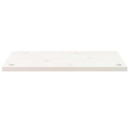 vidaXL Desk Top White 80x40x2.5 cm Solid Wood Pine