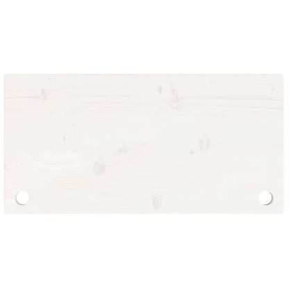 vidaXL Desk Top White 80x40x2.5 cm Solid Wood Pine