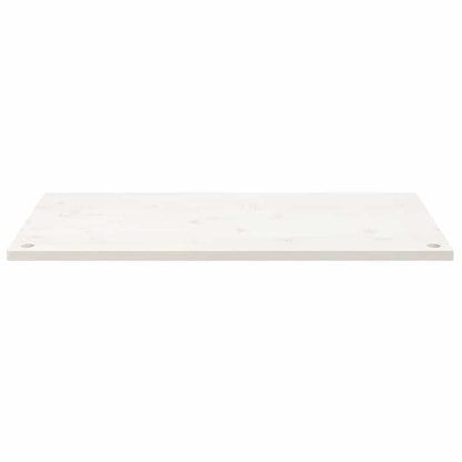 vidaXL Desk Top White 100x50x2.5 cm Solid Wood Pine