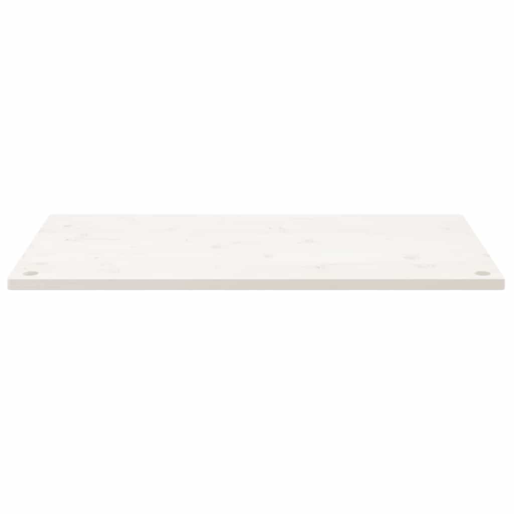 vidaXL Desk Top White 110x55x2.5 cm Solid Wood Pine