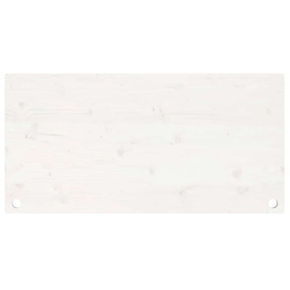 vidaXL Desk Top White 110x55x2.5 cm Solid Wood Pine
