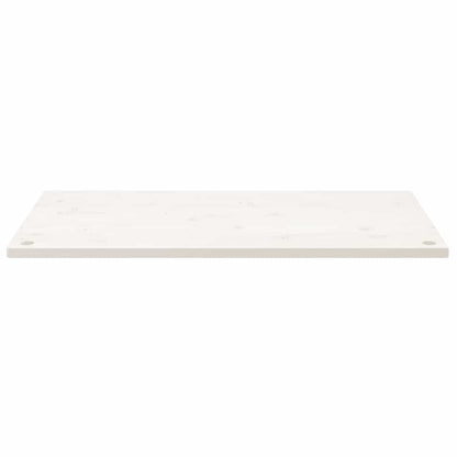 vidaXL Desk Top White 100x60x2.5 cm Solid Wood Pine