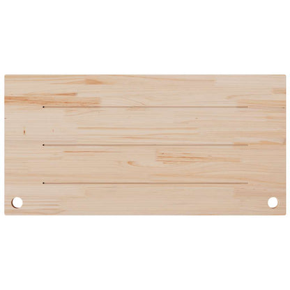 vidaXL Desk Top White 100x60x2.5 cm Solid Wood Pine