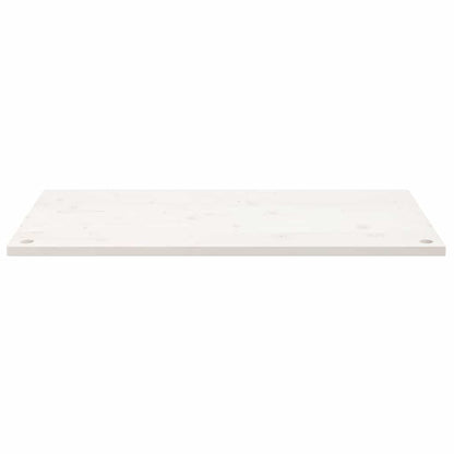 vidaXL Desk Top White 110x60x2.5 cm Solid Wood Pine